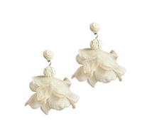 Boucles d'oreilles en forme de fleur pour femme - Bijoux d'oreilles tendance | Boucles d'oreilles pendantes bohème | Pour femmes mariées au , fête de mariage, bureau, vacances, événements