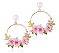 Boucles d'oreilles en forme de fleur pour femme - Bijoux durables et pratiques