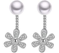 Boucles d'oreilles en forme de Goutte avec Pendentif Gland Tournesol Grande Marguerite 3D Boucles d'oreilles avec Perles d'imitation pour Les FemmesDurability