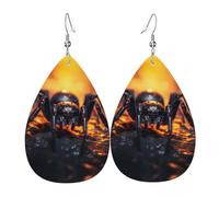 Boucles d'oreilles en forme de goutte d'araignée dans la lumière, boucles d'oreilles tendance adaptées pour le travail, les rendez-vous, les vacances