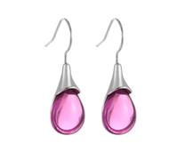 Boucles d'oreilles en forme de goutte en forme d'œil de chat avec pierre - Personnalité - Simple larmes bleues - Boucles d'oreilles pour femme - Pour festival, banquet, elle - Bijoux - Accessoires de