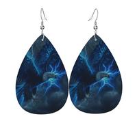 Boucles D'Oreilles En Forme De Goutte Oiseau Dans L'Orage Luxueux Boucles D'Oreilles Pendantes En Forme Tendancees Boucle D'Oreille En Simili Cuir Pour Les Vacances Voyages Fêtes