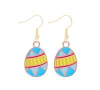 Boucles d'oreilles en forme de lapins et carottes sur le thème de Pâques - Accessoire amusant pour les fêtes de fin d'année et les tenues de tous les jours
