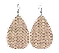 Boucles d'oreilles en forme de larme avec motif coccinelles pour femme - Cadeau tendance - Bijoux pour les vacances décontractées