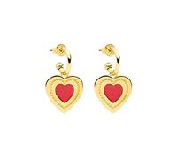 Boucles d'oreilles en forme de zircon en forme de cœur personnalisées