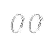 Boucles d'oreilles en or blanc Au750, grandes boucles d'oreilles délicates PT950 platine