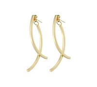 Boucles d'oreilles en or pour les femmes balancent des boucles d'oreilles fil Drop boucles d'oreilles pendantes Minimalisme plongé longue chaîne boucle d'oreille