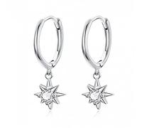 Boucles d'oreilles en peluche avec des boucles d'oreilles d'étoiles brillantes authentiques pour femmes bijoux
