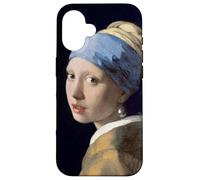 Boucles d'oreilles en Perles de Johannes Vermeer Coque pour iPhone 16