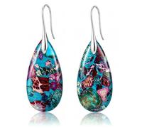 Boucles d'Oreilles en Pierre Naturelle, Boucles d'Oreilles Pendantes