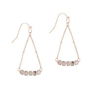 Boucles d'oreilles en pierres Labradorite femme Sloya Piana Gris 4,7x2,2 cm