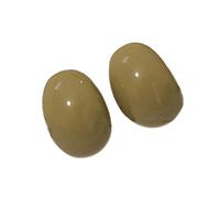 Boucles d'oreilles en résine en forme de C avec pendentif unique adapté pour le confort et pour rehausser plusieurs styles de mode sans problème au bureau, One Size, Comme décrit, Comme décrit.