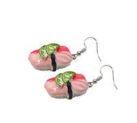 Boucles d'oreilles en verre romain pour femme - Boucles d'oreilles uniques avec ailes d'ange, taille unique, Plastique, Pas de gemme