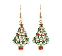 Boucles d'oreilles en verrous de Noël Set Ored Trop Trop Thems Thème pour femmes pour femmes 1 paire Sangle de Noël