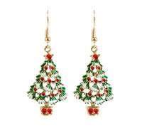 Boucles d'oreilles en verrous de Noël Set Ored Trop Trop Topings Themsgiving TheMed For Women Girls 1 Paire Tree de Noël