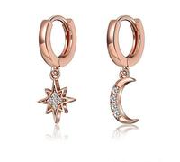 Boucles d'oreilles enveloppées de femmes géométriques enracine