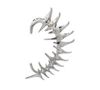 Boucles d'oreilles enveloppées en métal, boutons de manchette, forme spéciale, tendance, boucles d'oreilles en alliage pour fête