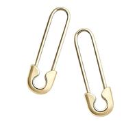 Boucles d'oreilles épingle de sûreté pour femmes, boucles d'oreilles trombone | Lady Aesthetic Dangle Drop | Boucles créoles à épingle de sûreté pour femmes, minimalistes, pendantes créativ