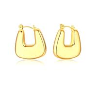 Boucles d'oreilles étalon épais cerceau rond des boucles d'oreille femme géométrique minimaliste de mariage boho fête