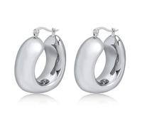 Boucles d'oreilles étalon épais cerceau rond des boucles d'oreille femme géométrique minimaliste de mariage boho fête