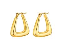 Boucles d'oreilles étalon épais cerceau rond des boucles d'oreille femme géométrique minimaliste de mariage boho fête
