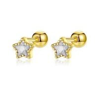 Boucles d'oreilles étoilées douces étoiles pour femmes minimalistes de mariage