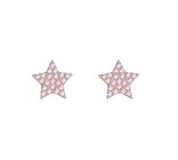 Boucles d'oreilles étoilées en zircone cubique petite boucles d'oreilles pour femmes fine 925 bijoux