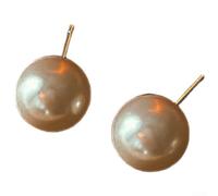 Boucles d'oreilles Étude Perle Design Minimaliste | Argent 925 , tiges hypoallergéniques, sécurité cutanée, design géométrique pur