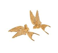 Boucles d'oreilles exquises en forme de colombes représentant des espoirs en acier inoxydable robuste pour un usage quotidien et un moment spécial
