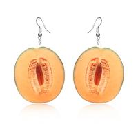 Boucles d'oreilles exquises en forme de fruits : célébrez l'été tout au long de l'année avec ces superbes accessoires faits à la main - Ne manquez pas ! Boucles d'oreilles de style vintage, 6.8x3cm
