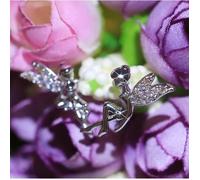 BOUCLES D'OREILLES FEE ANHYA, cristaux swarowski, FIGURINE FEE, STATUETTE FEE, STATUETTE FEE