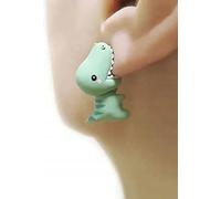 Boucles d'oreilles femme 3D Models ANIMALS LOVE Green DINOSAUR DINOSAUR