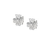 Boucles D'oreilles Femme AMEN Argent 925 Quadricœurs Code EQUSBB