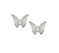 Boucles D'oreilles Femme Amen DIAMANTS Papillon En Argent 925 Code EFAGBBZ3