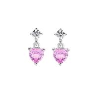 Boucles D'oreilles Femme Amen PRINCESS Rose En Argent 925 Code ECUBFU
