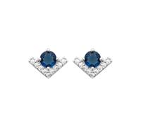 Boucles d'oreilles femme - Argent 925 - Oxydes de zirconium