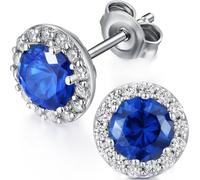 Boucles D'Oreilles Femme Argent, Boucle D Oreille Homme Femme Zirconium Boucles D'Oreilles en Diamant Pour Femmes Hommes