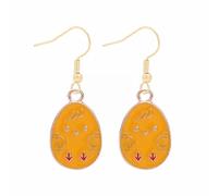 Boucles d'oreilles Femme Dessin animé mignon lapin pendantes d'oreilles lapin Joyeuses Pâques oeuf carotte boucle d'oreille de Pâques dessin animé mignon (K,One Size)