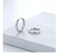 Boucles d'Oreilles - Femme/Enfant - Créoles - Jonc - Lisse - Argent 925/1000 - 16 mm