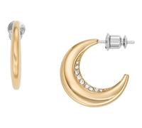 Skagen Boucles D'Oreilles Pour Femmes Kariana, Longueur : 20mm, Largeur : 3.1mm Boucles D'Oreilles En Acier Inoxydable Doré, SKJ1611710