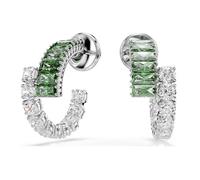 Boucles d'oreilles femme - Swarovski - Créoles Swarovski Matrix vertes