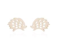 Boucles d'oreilles, femmes 's minimaliste creux hérisson oreille Stud boucles d'oreilles bijoux cadeau de haute qualité Manipulateurs professionnels