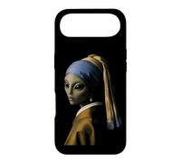 Boucles d'oreilles Fille Extraterrestre avec Perle Parodie sci FI Art Design Coque pour iPhone Air