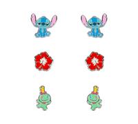 Boucles d'oreilles fille Peers Hardy Disney Stitch (x3) Rouge TU