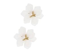 Boucles D'oreilles Fleur Élégants Boucles D'oreilles Modernes Middons D'oreille Fleur Résine