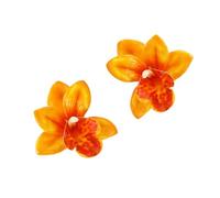 Boucles d'oreilles fleurs bohémiennes artistiques Bijoux en plastique léger pour femmes Accessoires de vacances de mariage Boucles d'oreilles à l'huile goutte à goutte pour l'usure quotidienne, taille
