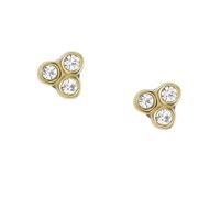 Boucles d'oreilles - FOSSIL - Clou - Acier Jaune - Femme - Résistantes