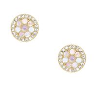 Boucles d'oreilles - FOSSIL - Sadie Mosaic - Nacre - Acier doré rose - Clous