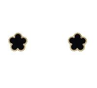 Boucles d'oreilles FREDDY FJ-10019 fleur noire