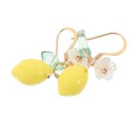 Boucles D'oreilles Fruits en Acier Inoxydable, Design Irrégulier | Léger et Confortable pour Port Prolongé, Poli, Style Mignon et Frais, pour Travail et Rendez